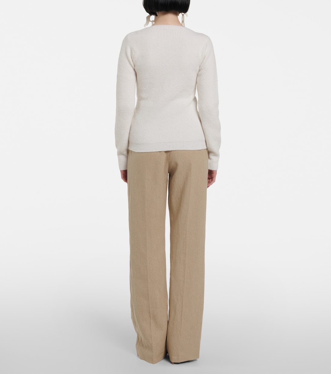 Cardigan La Maille Pau en alpaga mélangé | Jacquemus