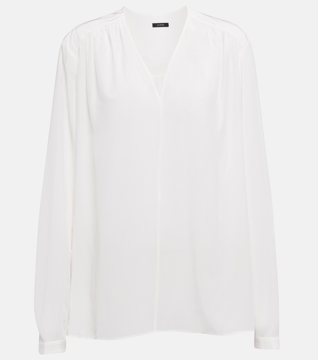 V-neck silk blouse | Joseph