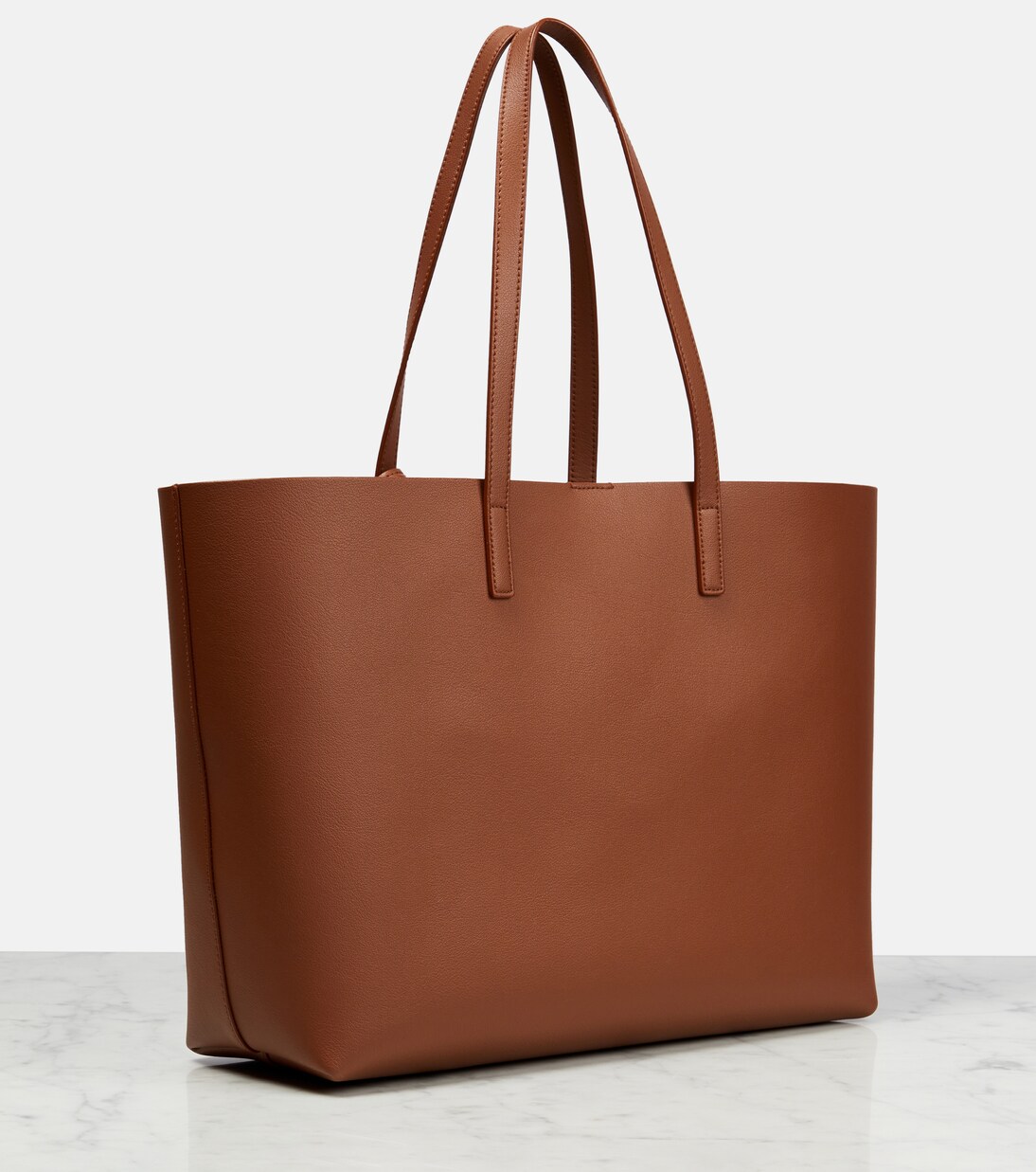 Shopping E/W leather tote bag | Saint Laurent