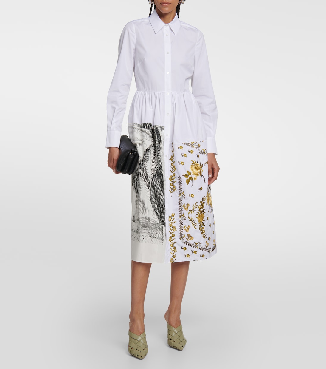 Vestido camisero Sutton de algodón | Erdem