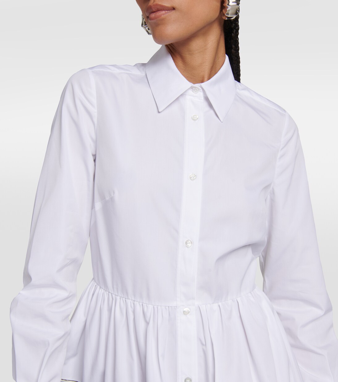 Vestido camisero Sutton de algodón | Erdem