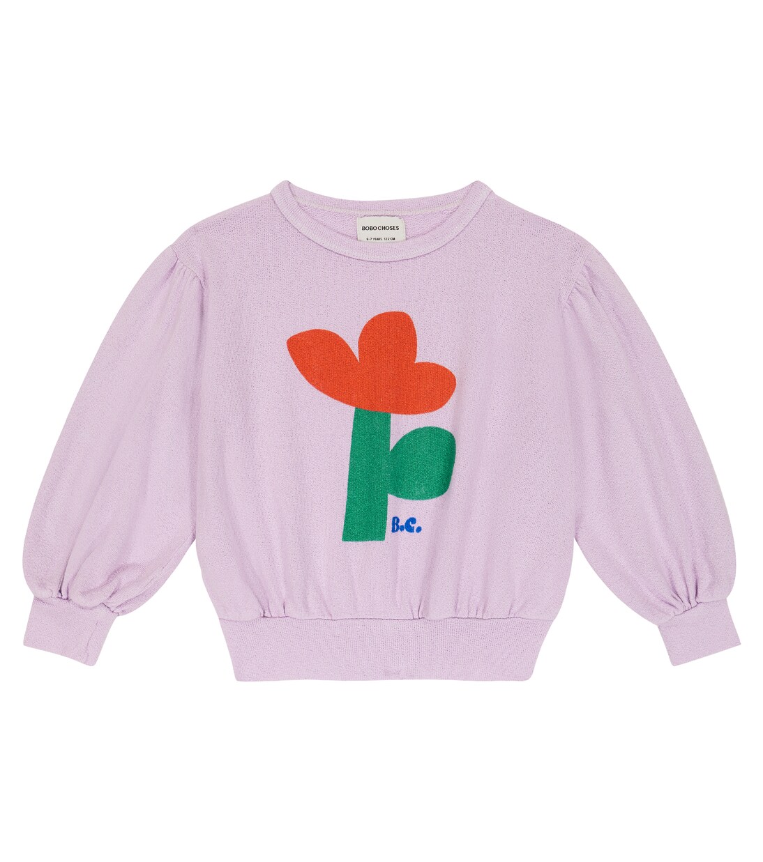 Sweat-shirt Sea Flower en coton | Bobo Choses