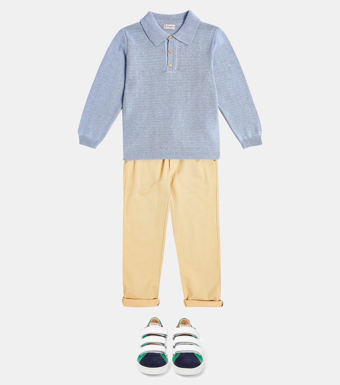 Straight cotton-blend pants | La Coqueta