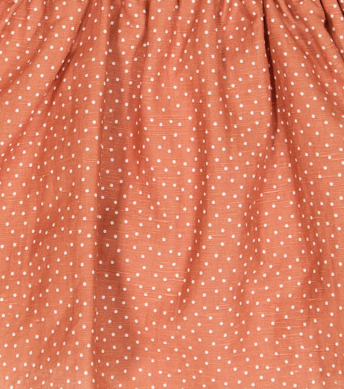 Hebe polka dot linen and cotton pinafore skirt | La Coqueta