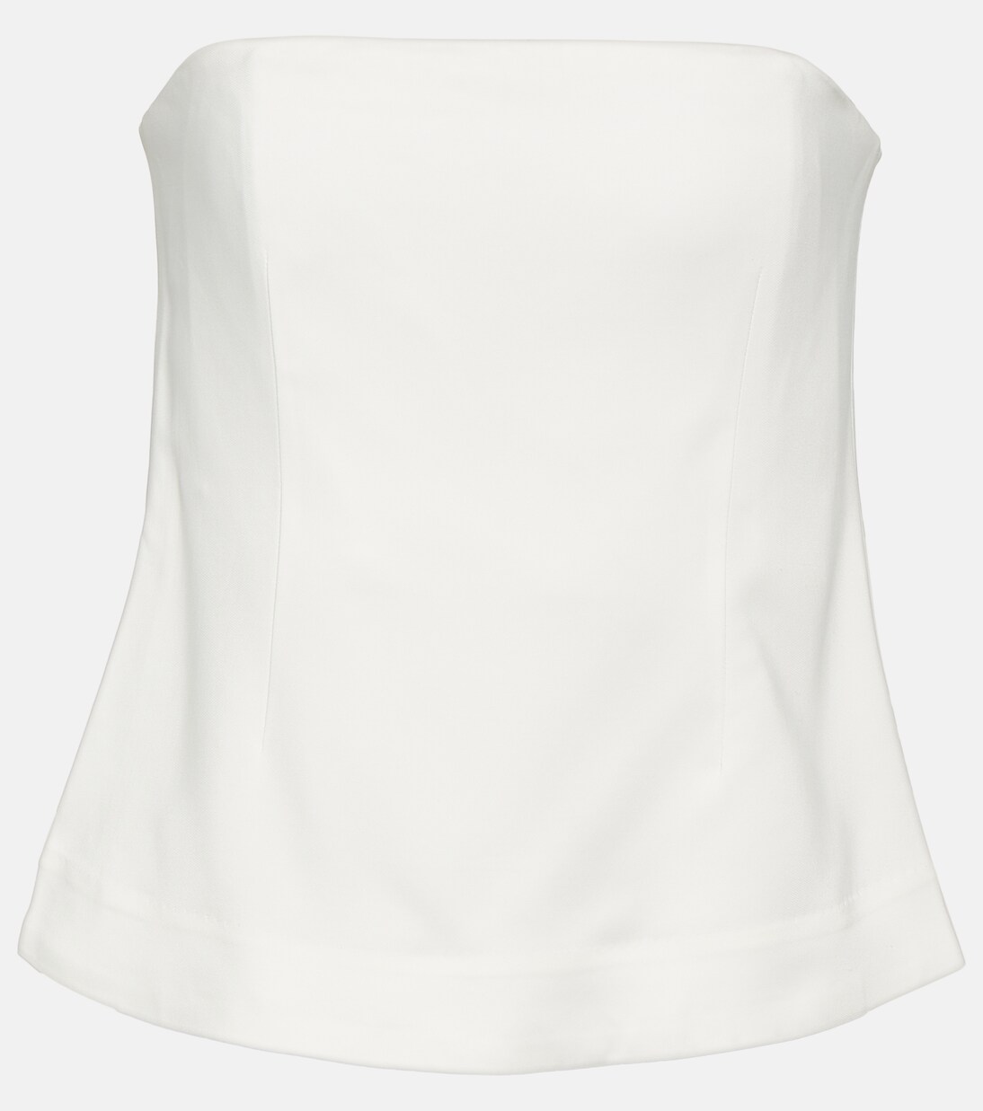Strapless crêpe top | CO