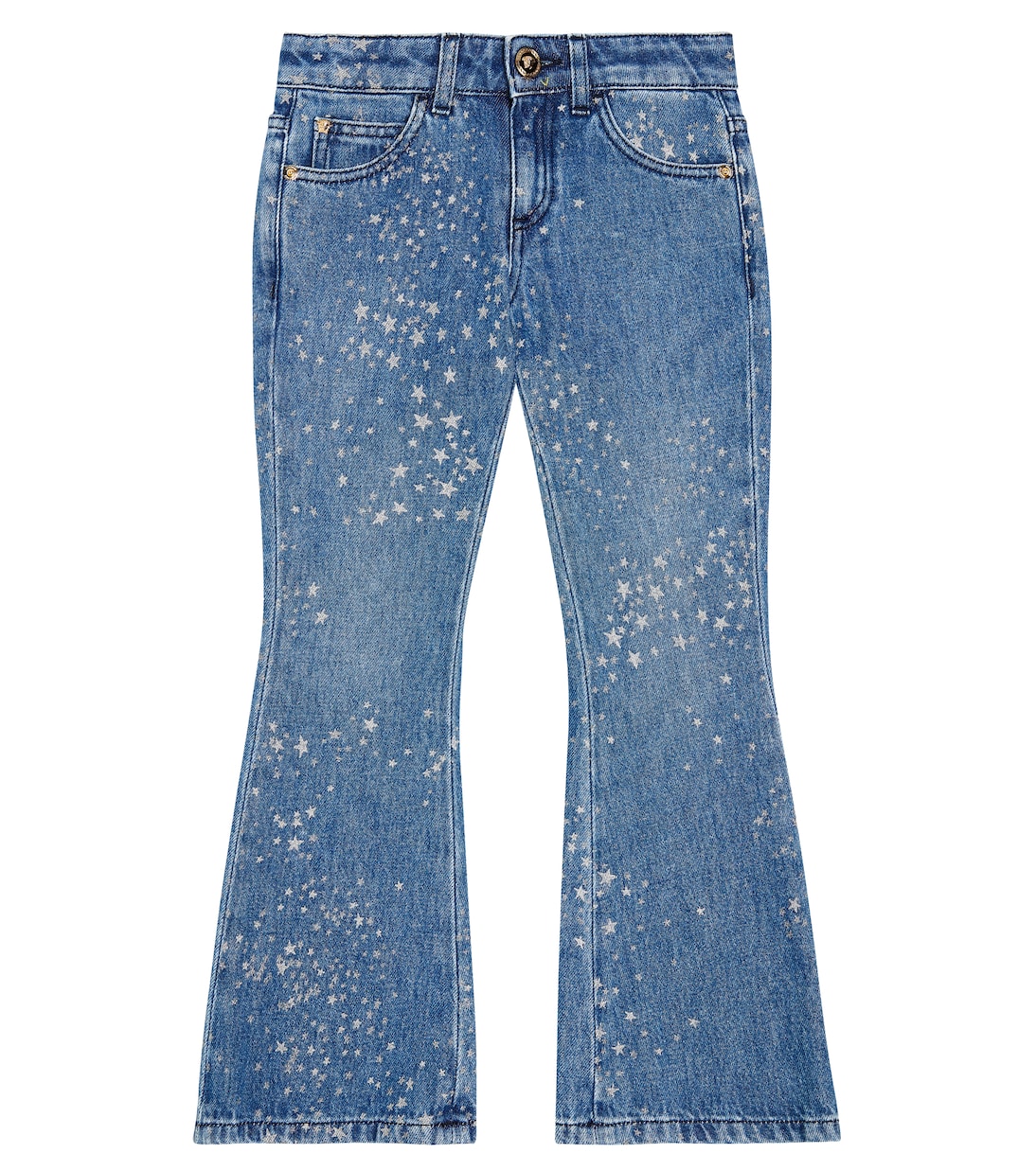 Printed flared jeans | Versace Kids