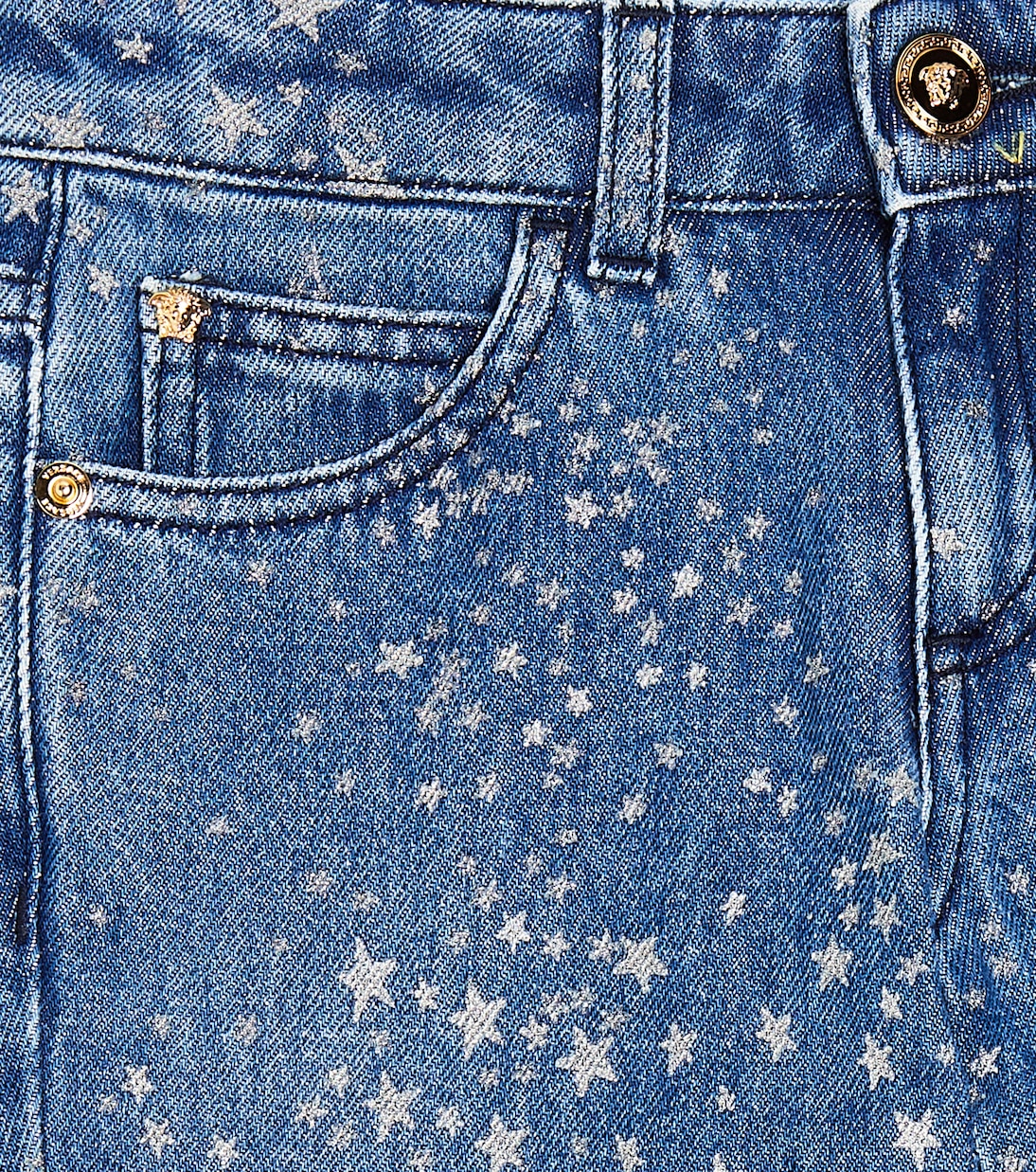 Printed flared jeans | Versace Kids