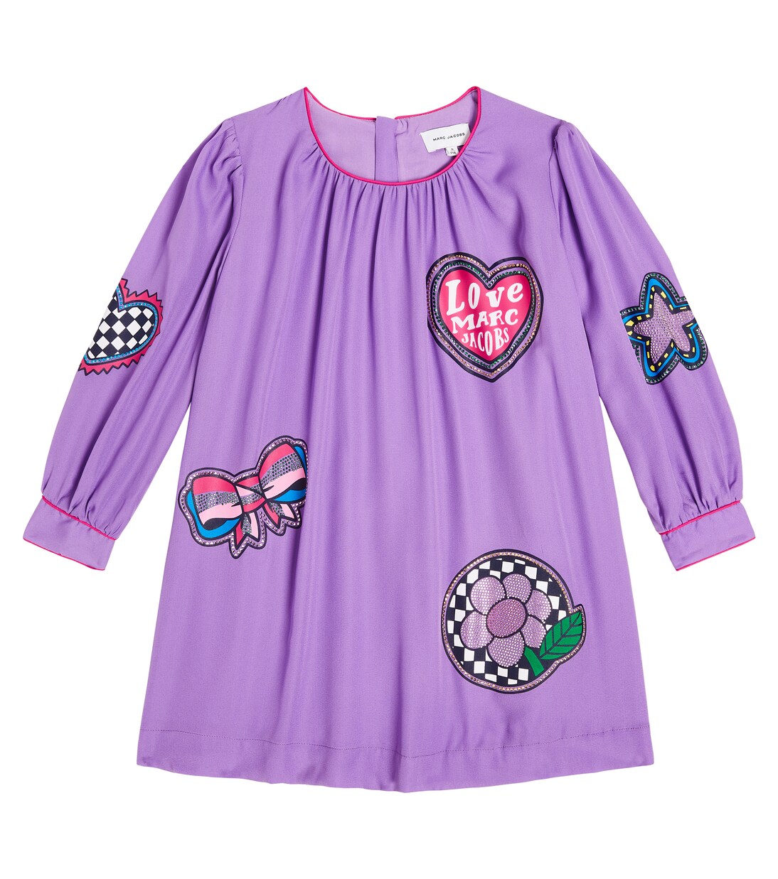 Vestido con parche | Marc Jacobs Kids