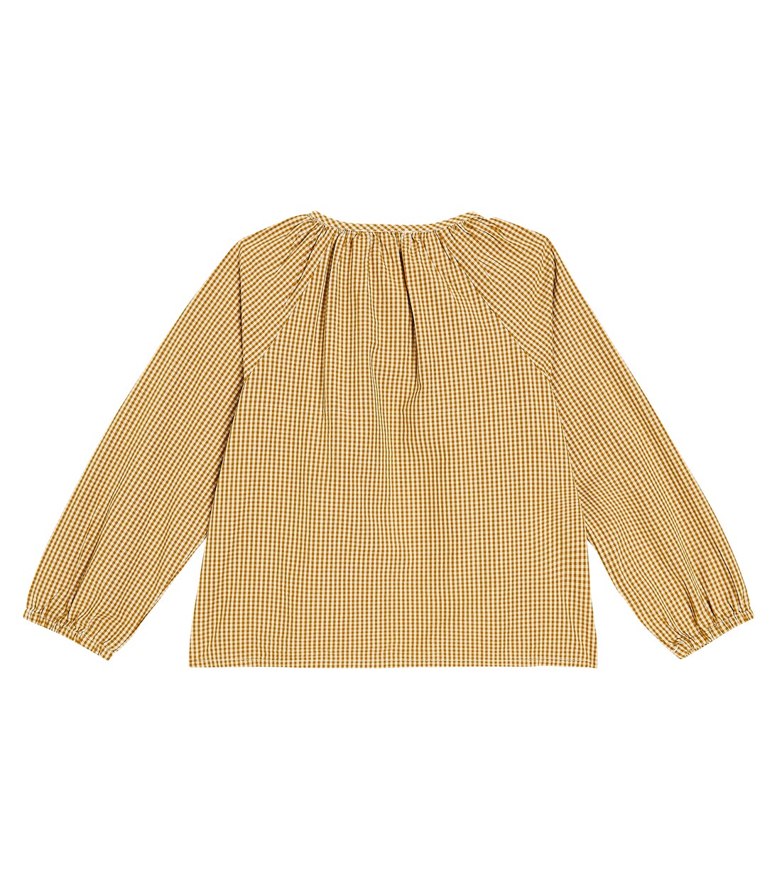 Alfa gingham cotton poplin blouse | Liewood