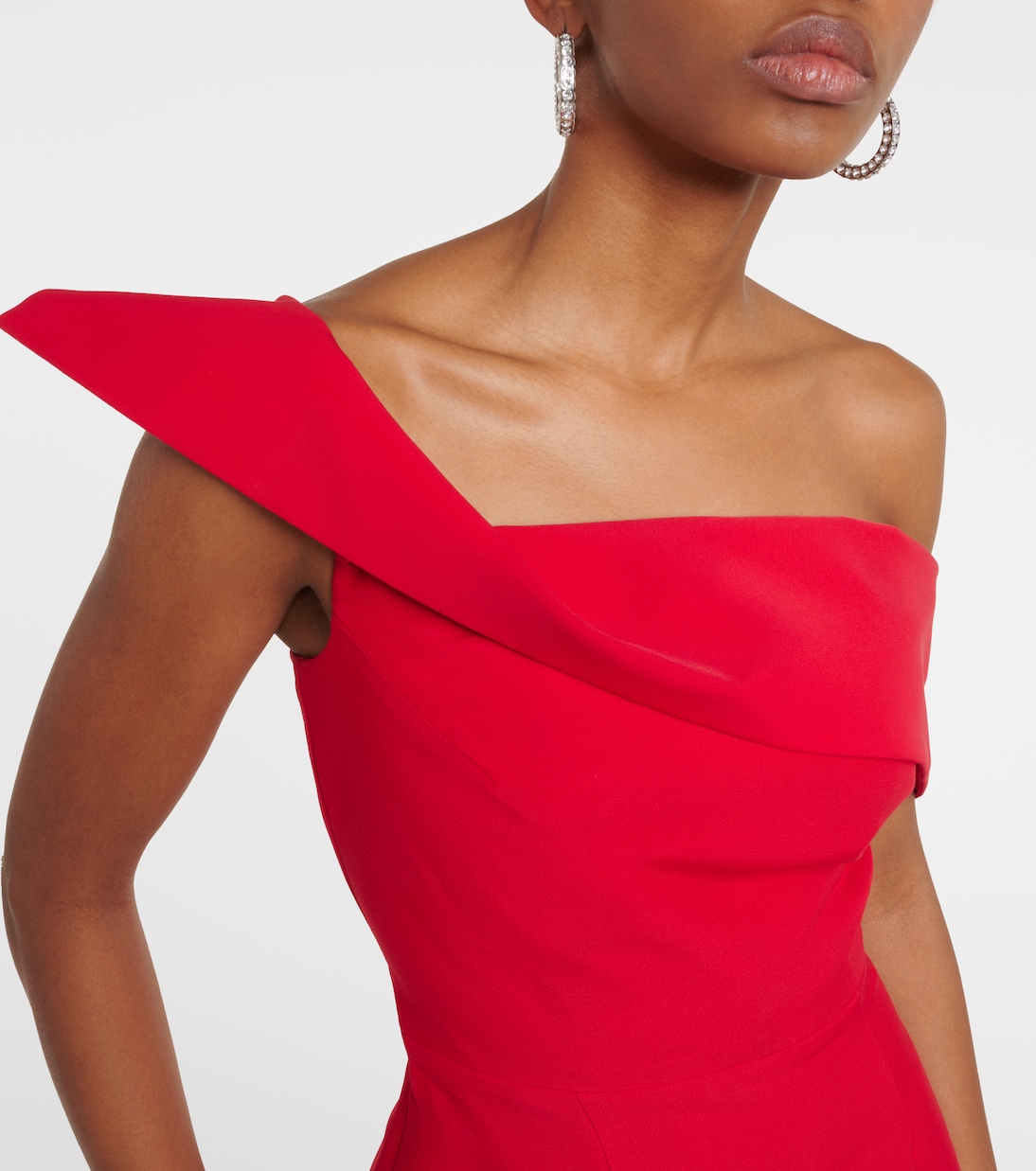 Asymmetric wool and silk gown | Roland Mouret