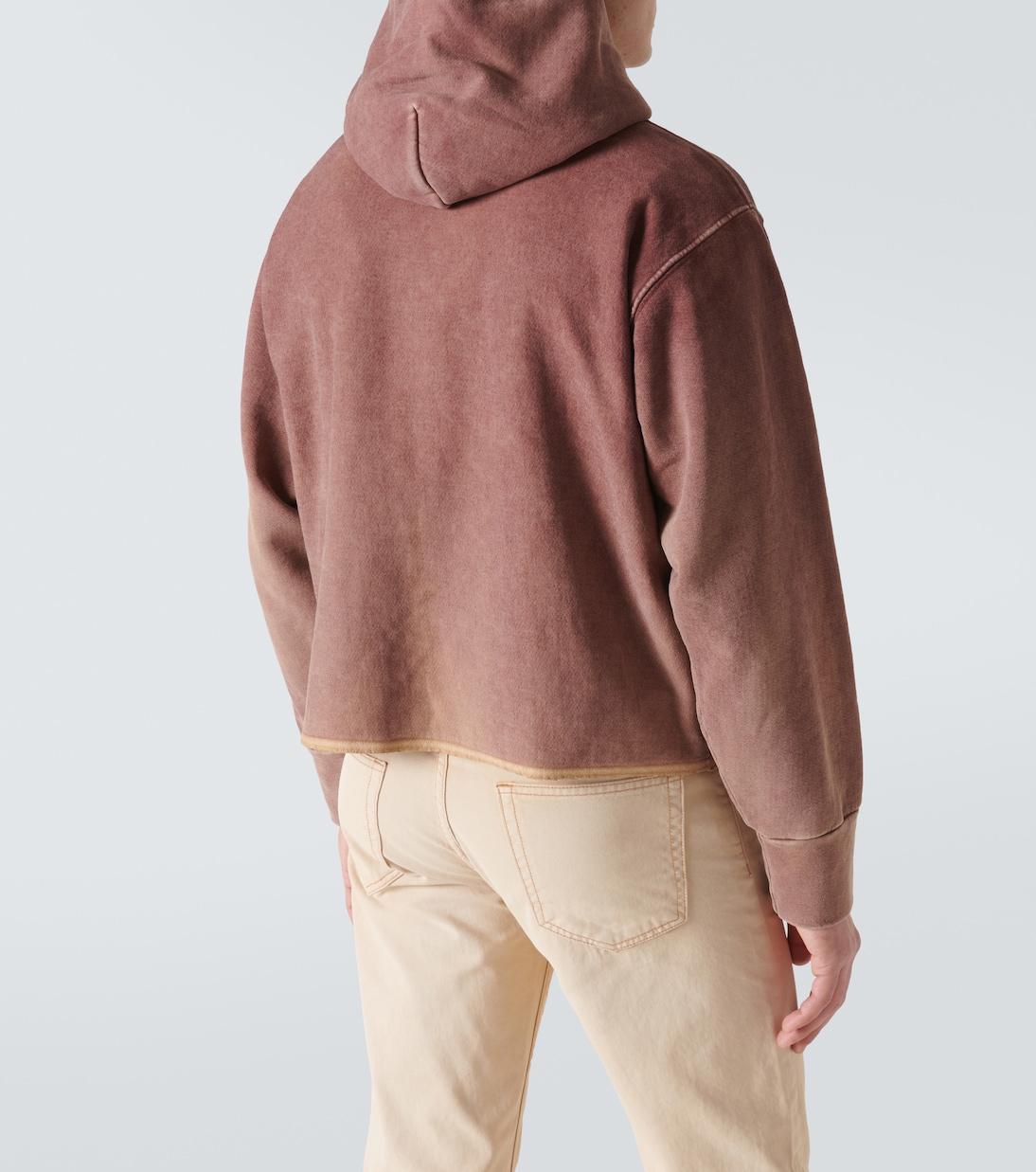 Raw Edge cotton fleece hoodie | NotSoNormal