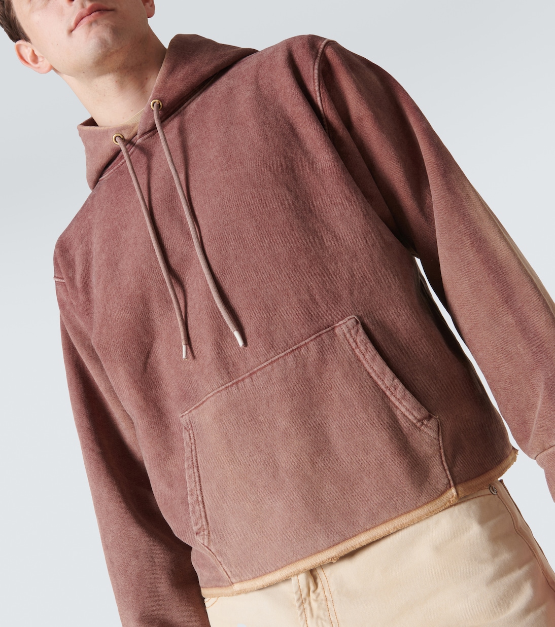 Raw Edge cotton fleece hoodie | NotSoNormal