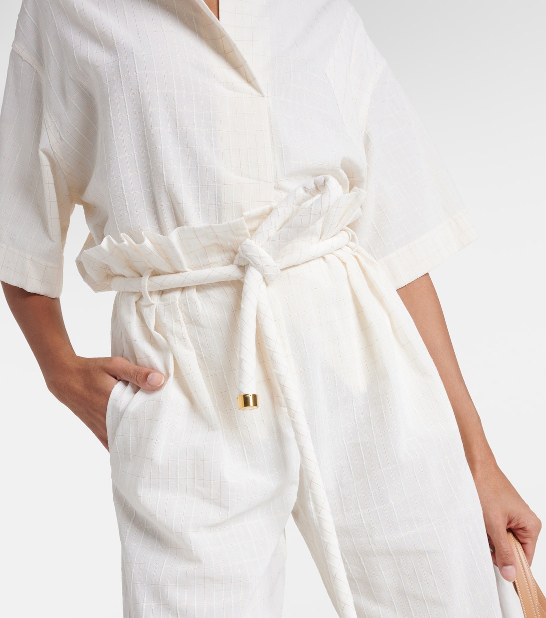 Weite Hose Tristin aus einem Baumwollgemisch | Loro Piana