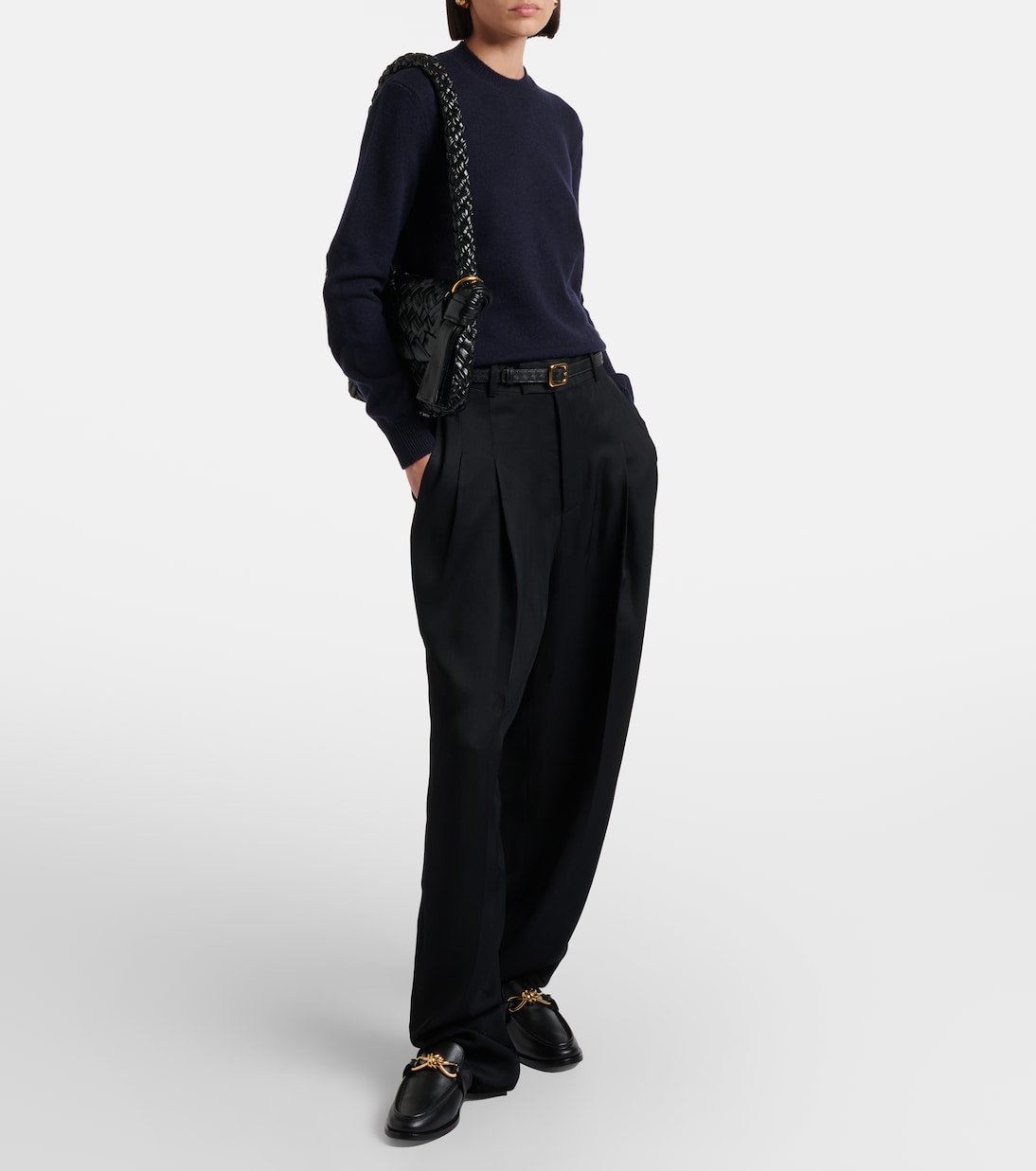 Schultertasche Kalimero Città aus Leder | Bottega Veneta