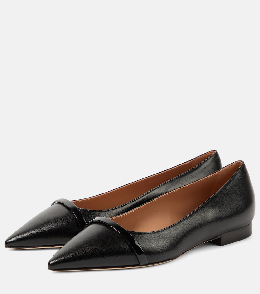Jhene leather ballet flats | Malone Souliers