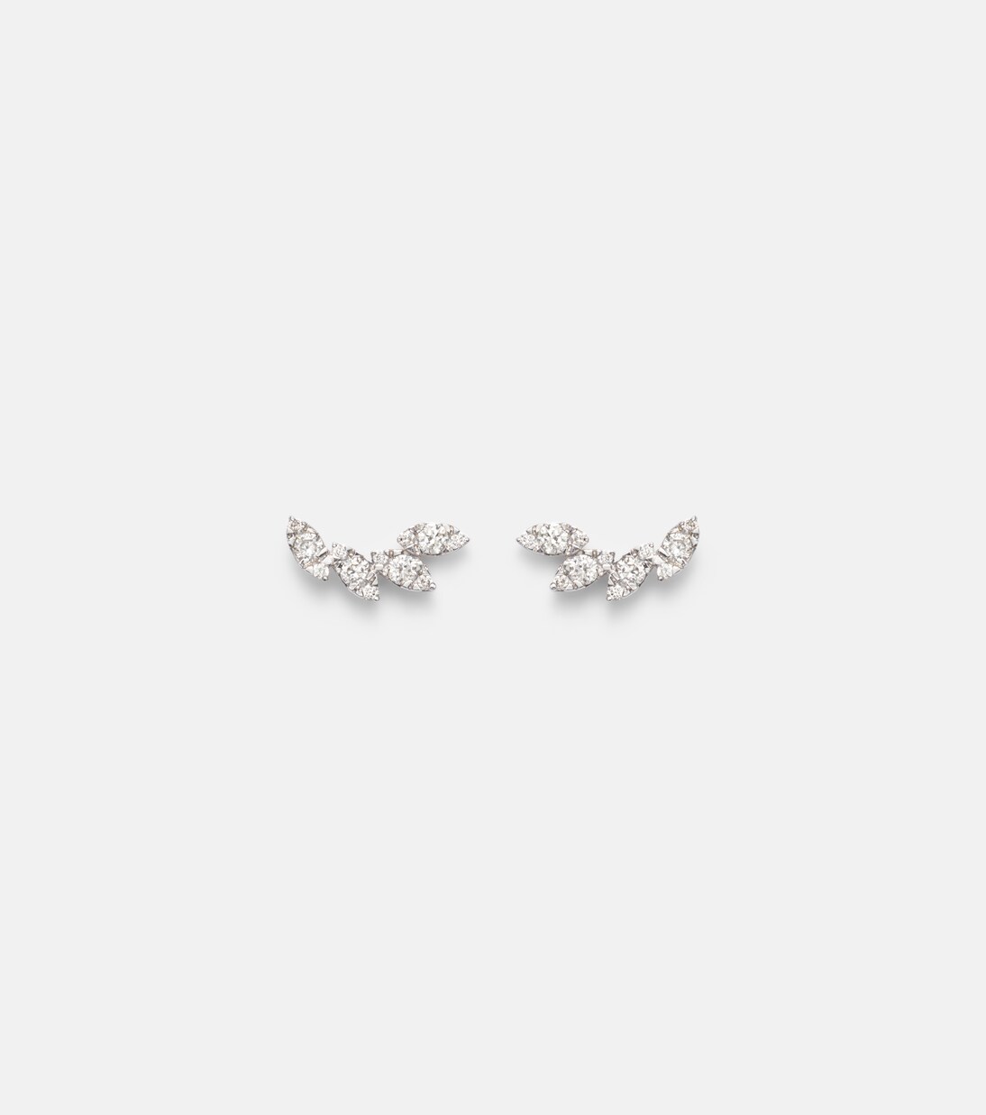 Boucles d'oreilles Muse Tiara en or 10 ct et diamants | Stone and Strand