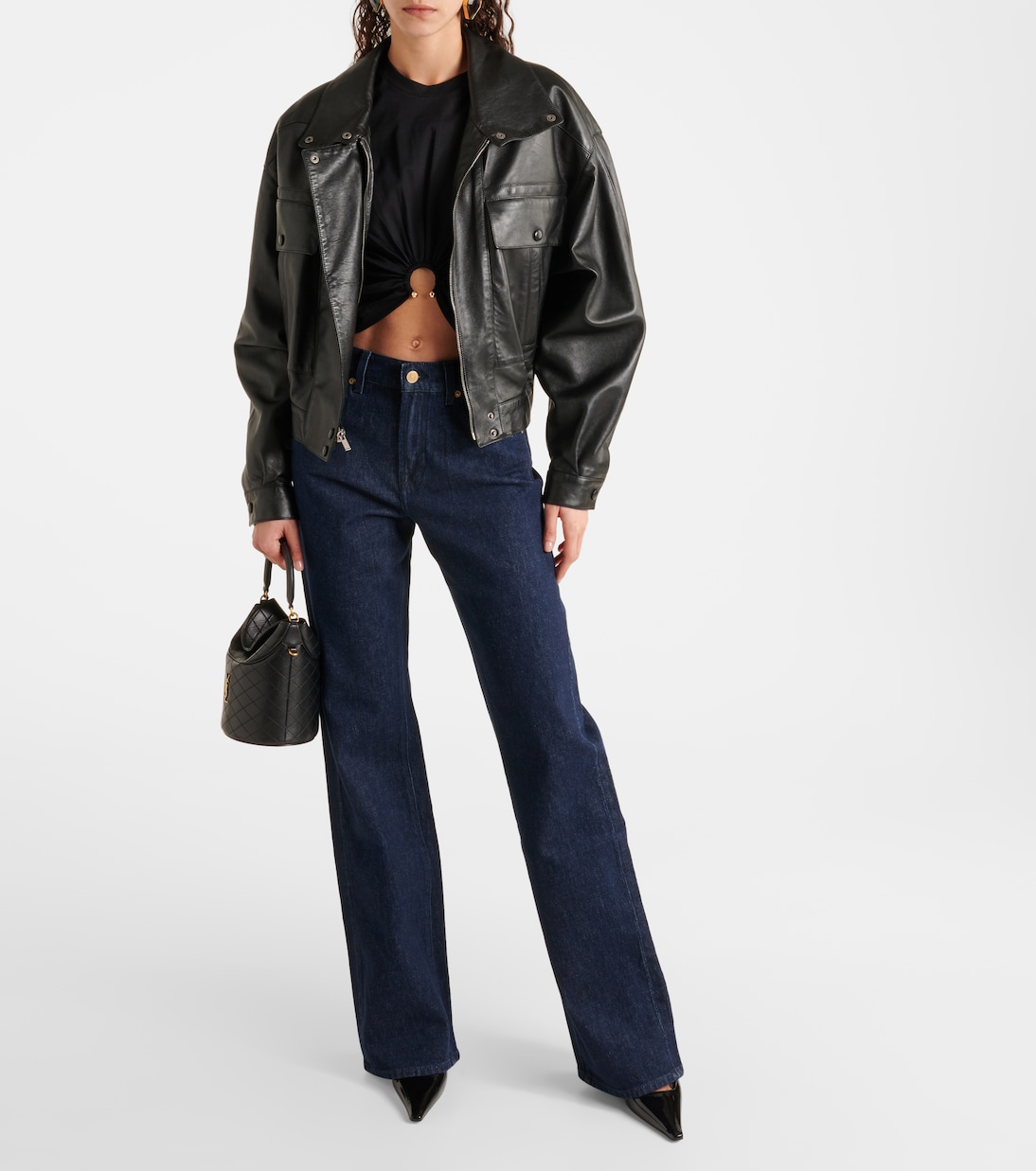 Jeans flared Tess de tiro alto | 7 For All Mankind