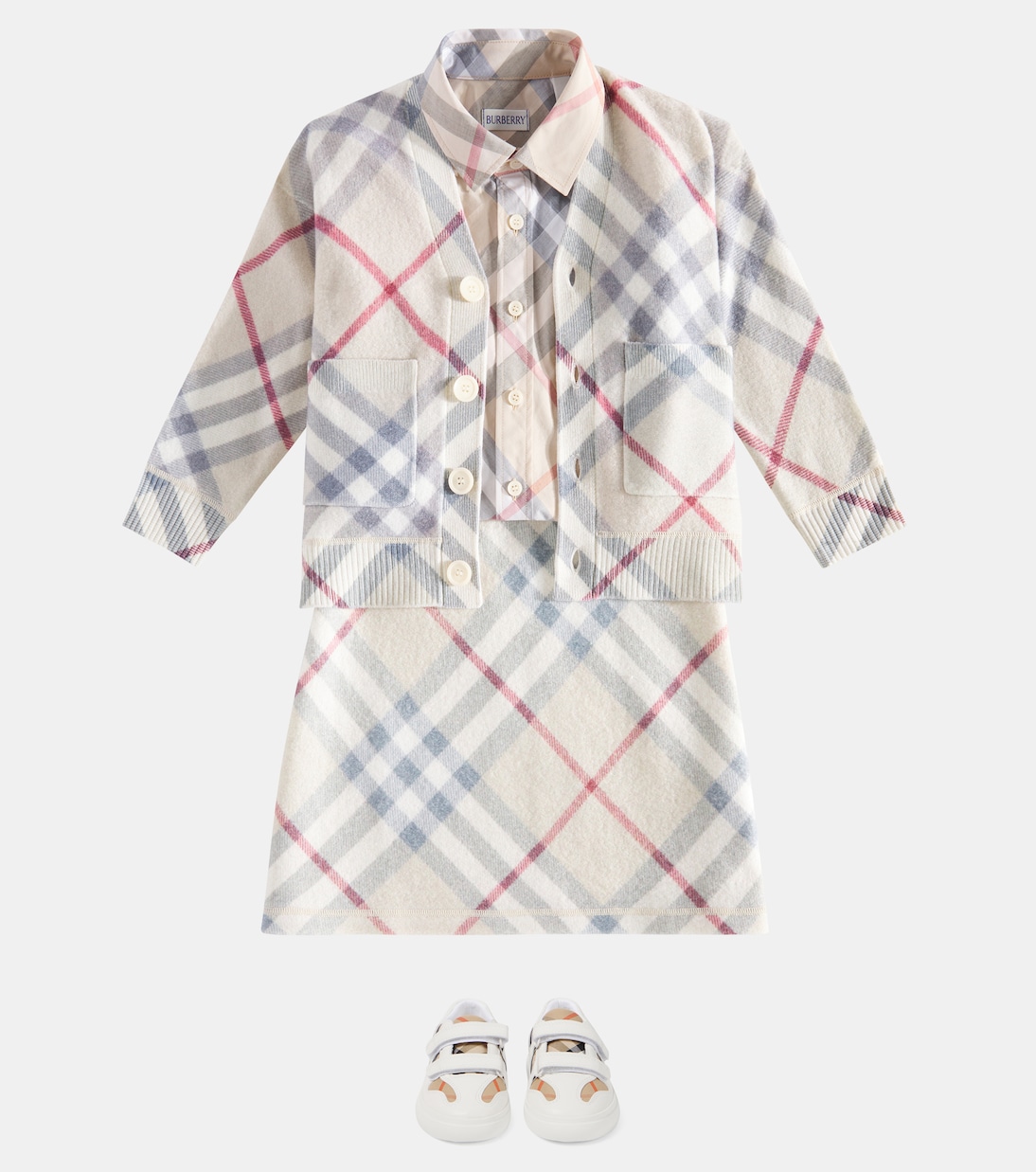 Rock Burberry Check aus Wolle | Burberry Kids