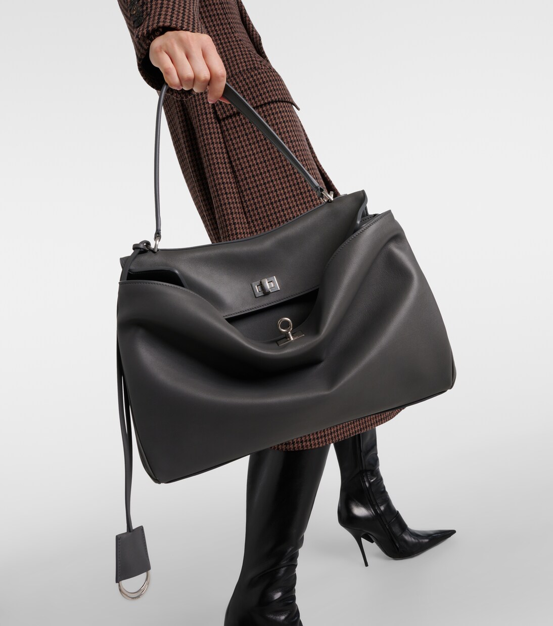 Rodeo Medium leather tote bag | Balenciaga