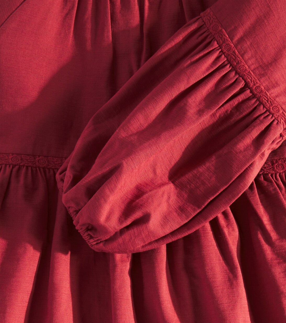 Manola tiered cotton dress | C'era Una Volta