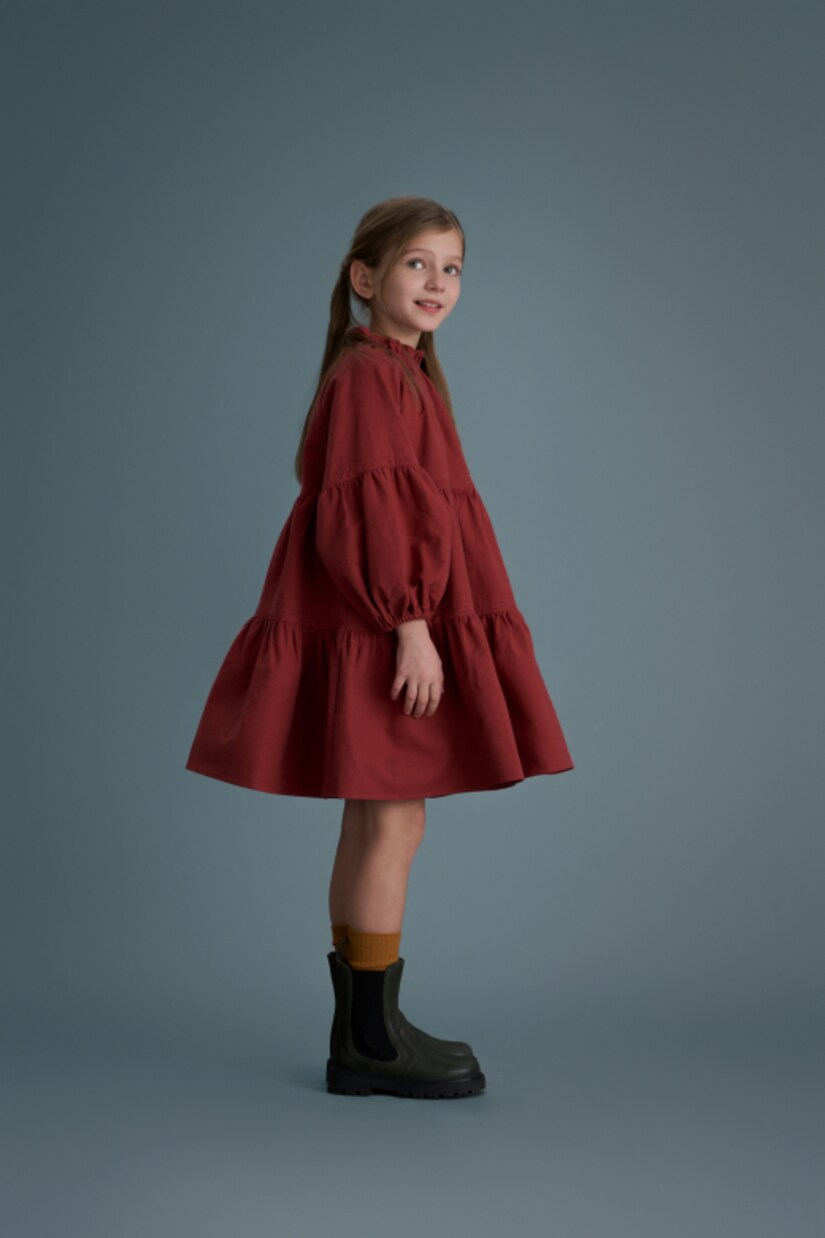 Manola tiered cotton dress | C'era Una Volta