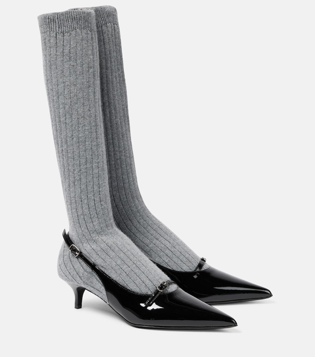 Leather-trimmed sock boots | Magda Butrym