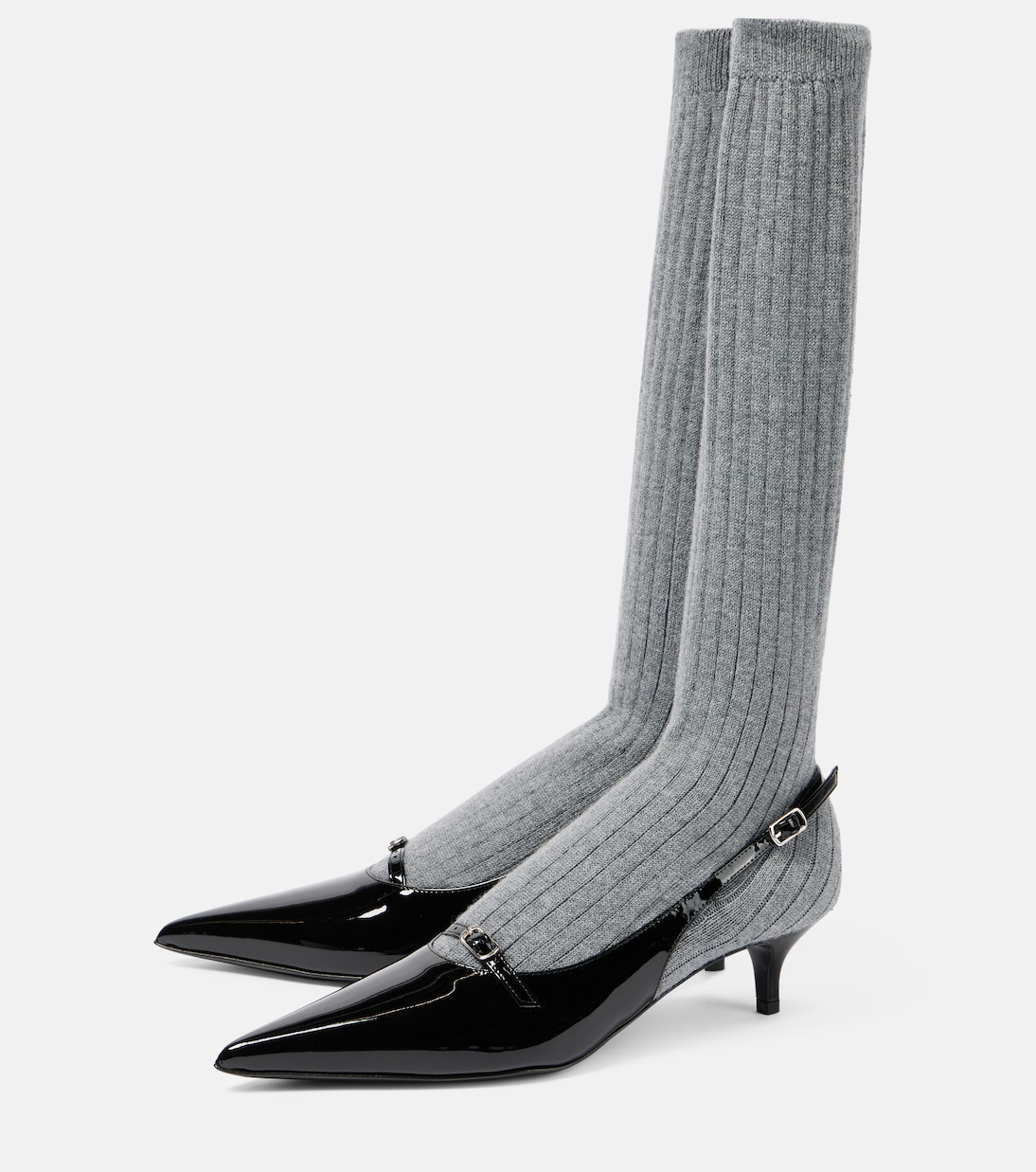 Leather-trimmed sock boots | Magda Butrym