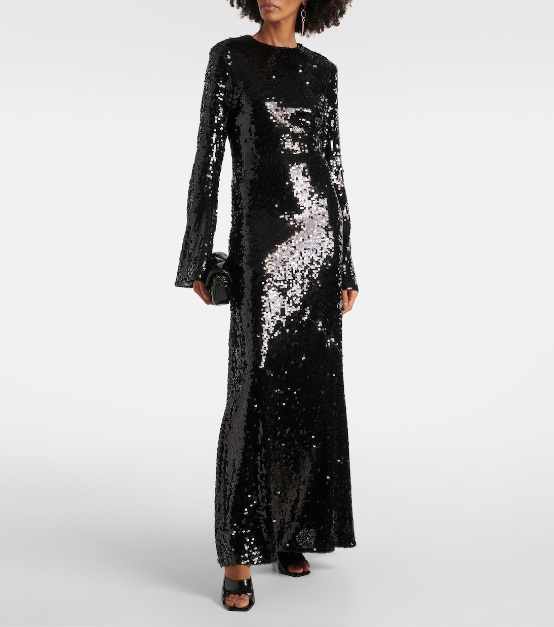 Robe mit Pailletten | Rotate