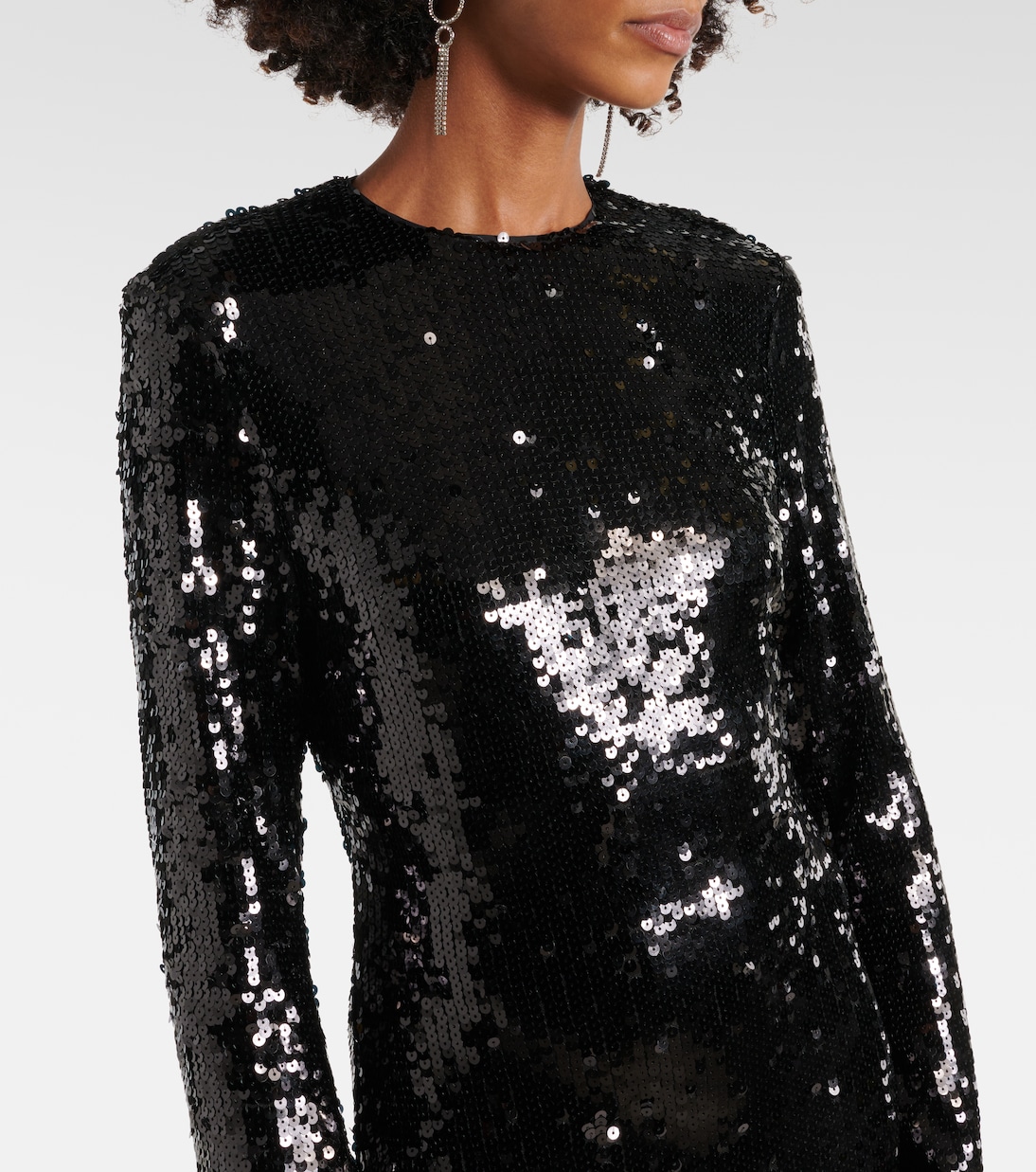 Robe mit Pailletten | Rotate