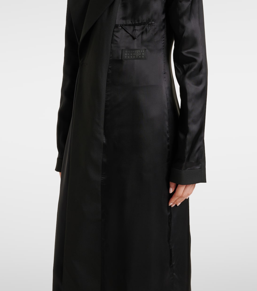 Abito lungo in raso | MM6 Maison Margiela