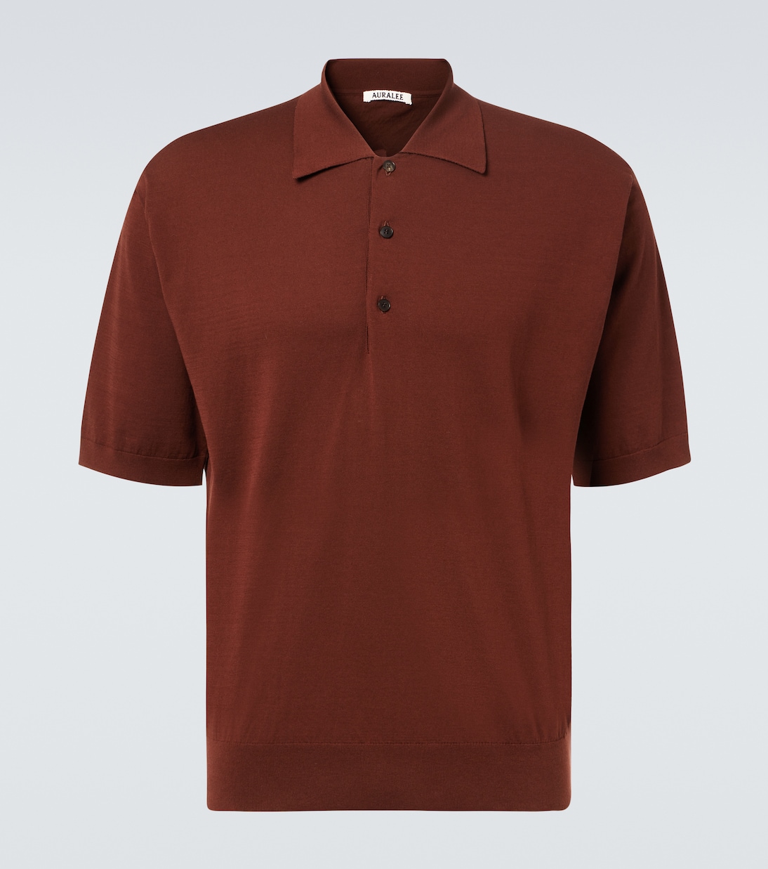Cotton polo shirt | Auralee