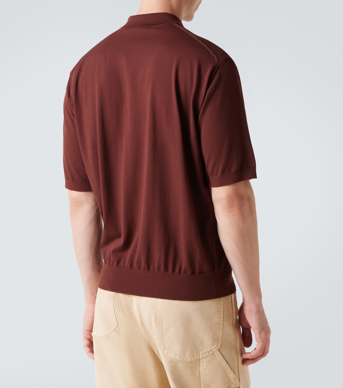 Cotton polo shirt | Auralee