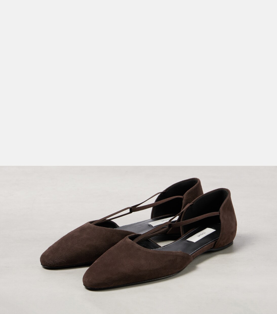 Suede ballet flats | Toteme