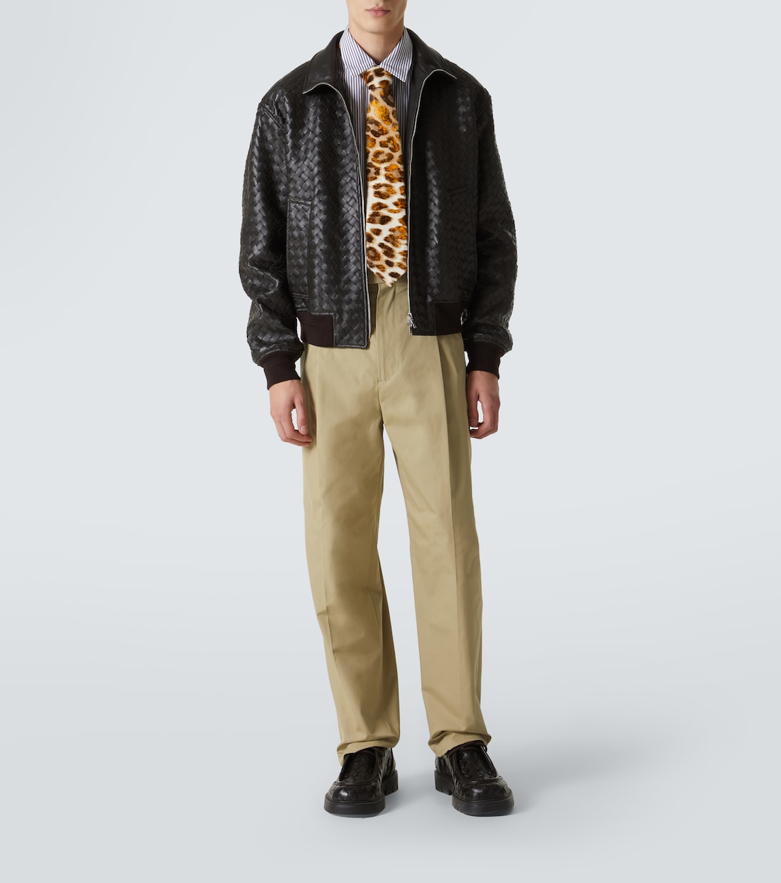 Zapatos Haddock de piel Intrecciato | Bottega Veneta