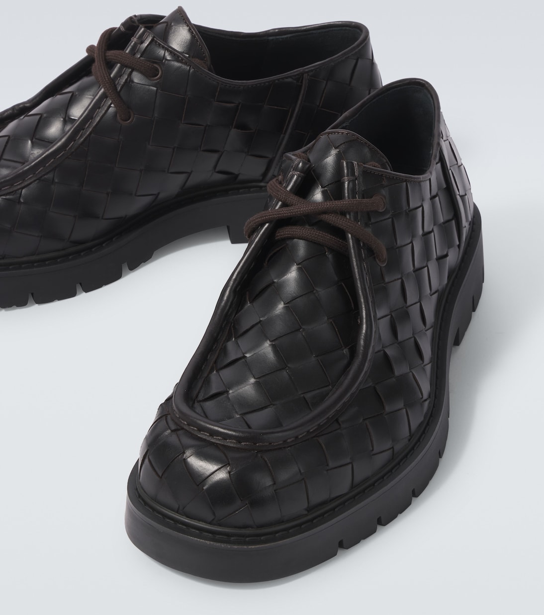 Zapatos Haddock de piel Intrecciato | Bottega Veneta