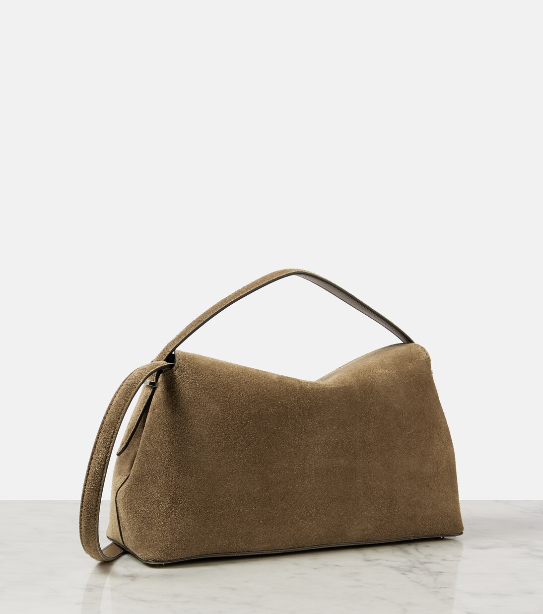 T-Lock suede tote bag | Toteme