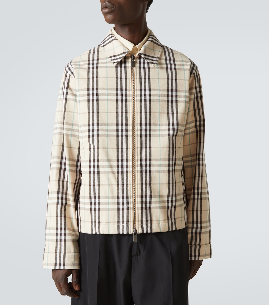 Burberry Check cotton jacket | Burberry