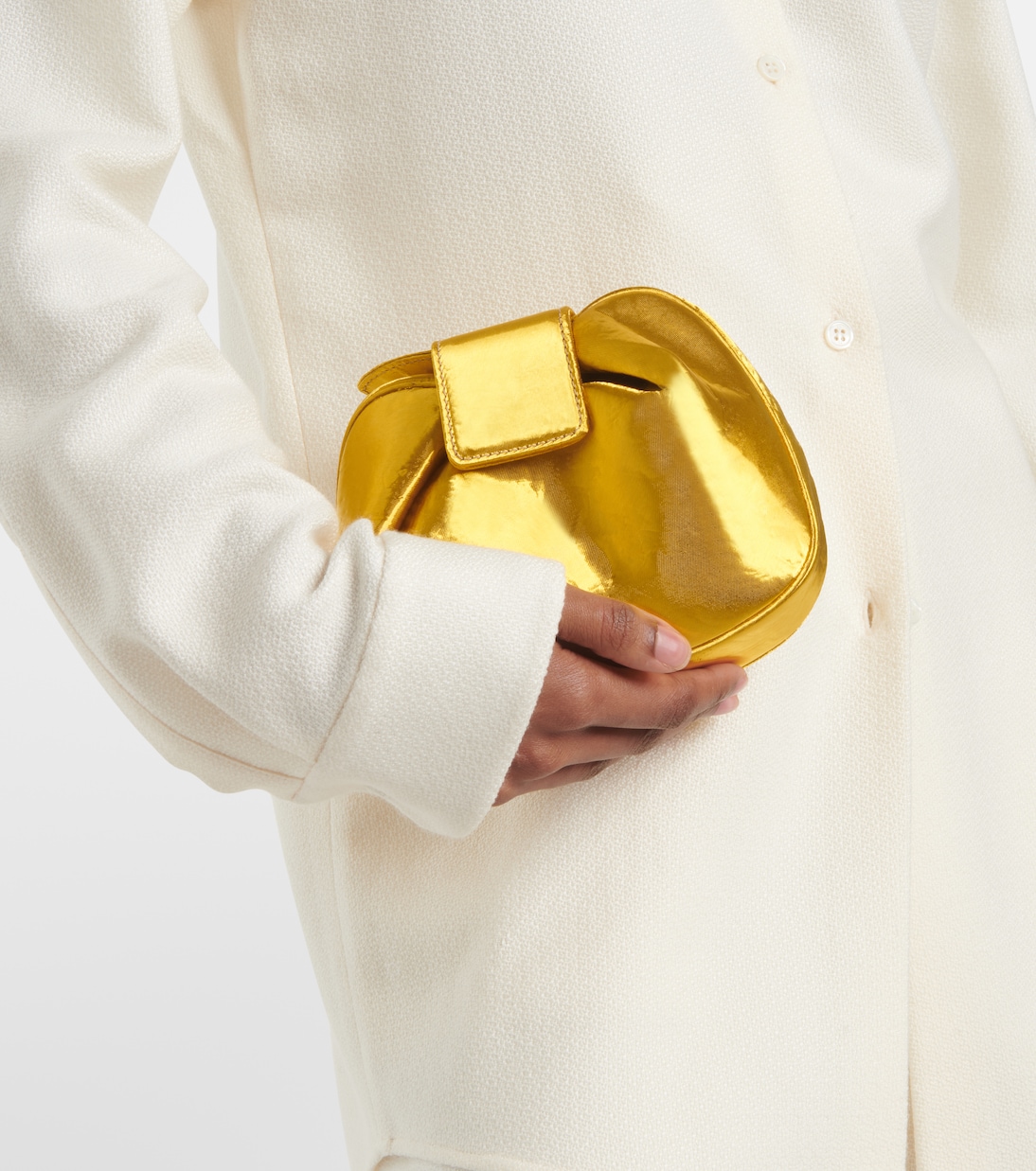 Clutch Soft Demi aus Satin | Gabriela Hearst