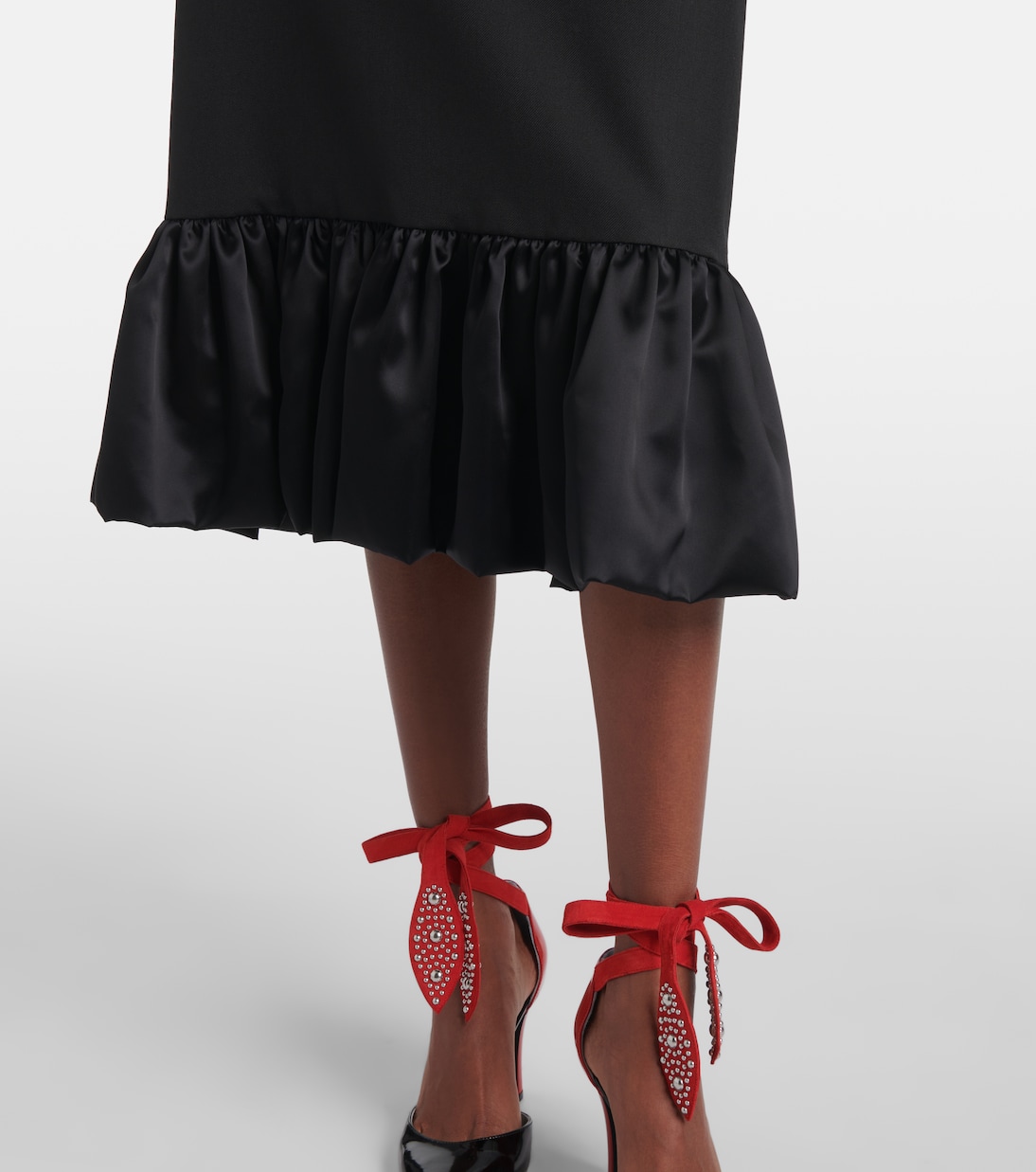 Midikleid aus Schurwolle | Valentino