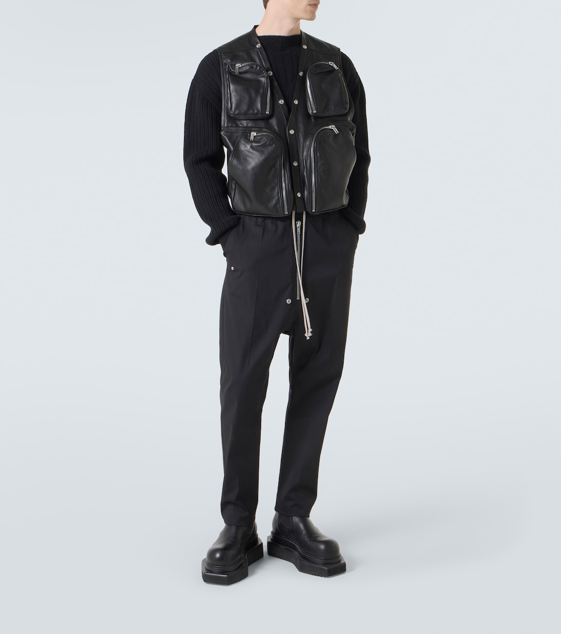 Weste aus Leder | Rick Owens