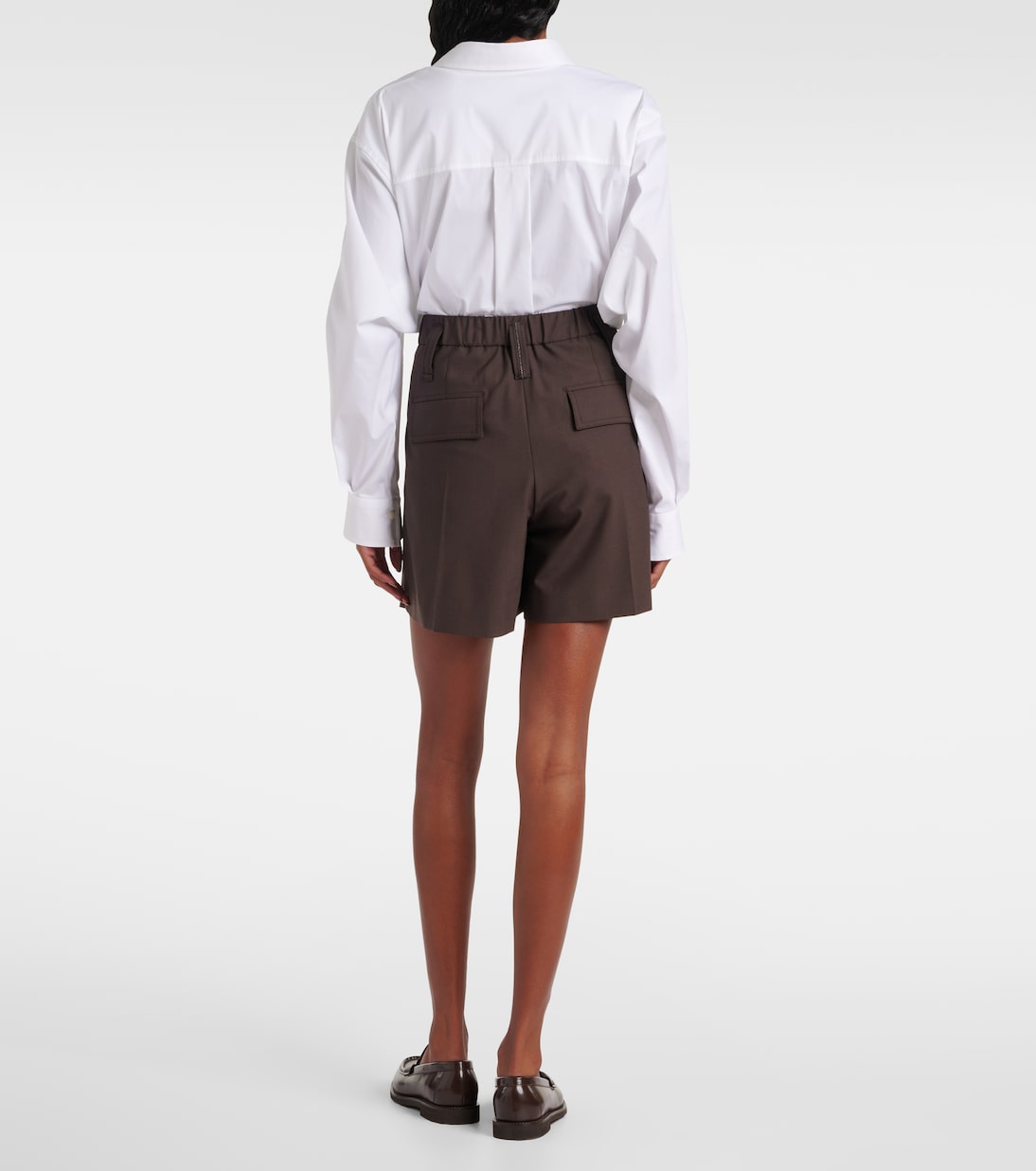 Bermuda-Shorts Monili aus einem Wollgemisch | Brunello Cucinelli