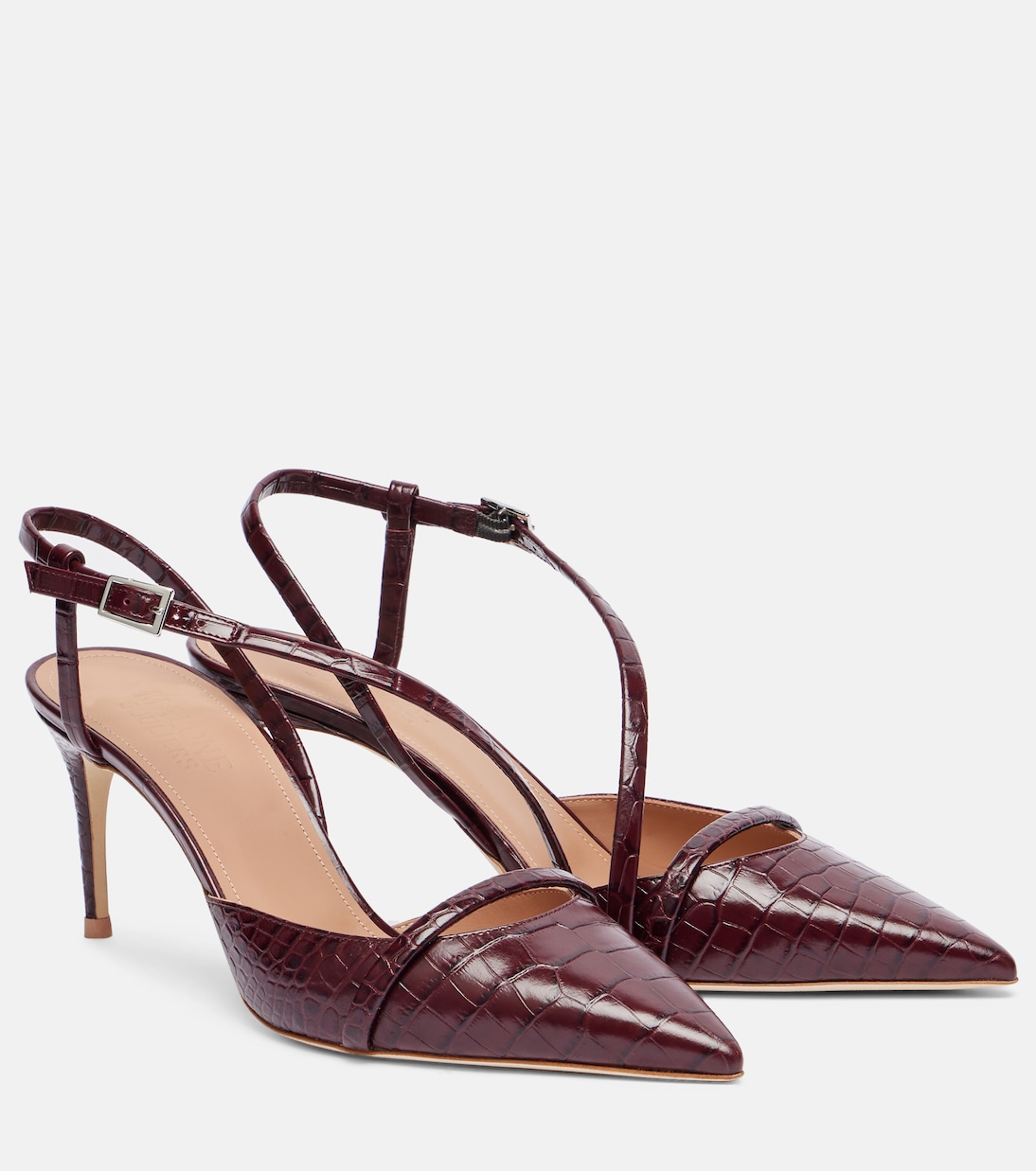 Escarpins slingback Valeria 70 en cuir | Malone Souliers