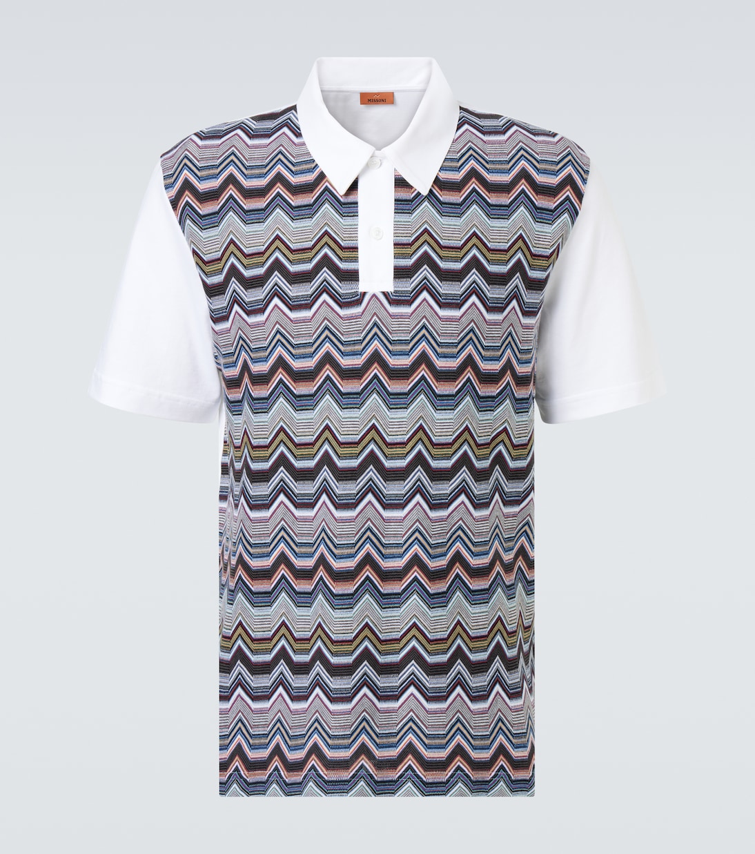 Zigzag cotton polo shirt  | Missoni