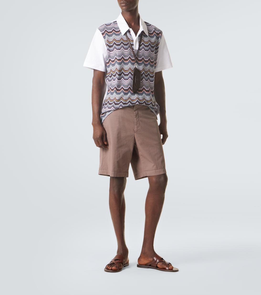 Zigzag cotton polo shirt  | Missoni