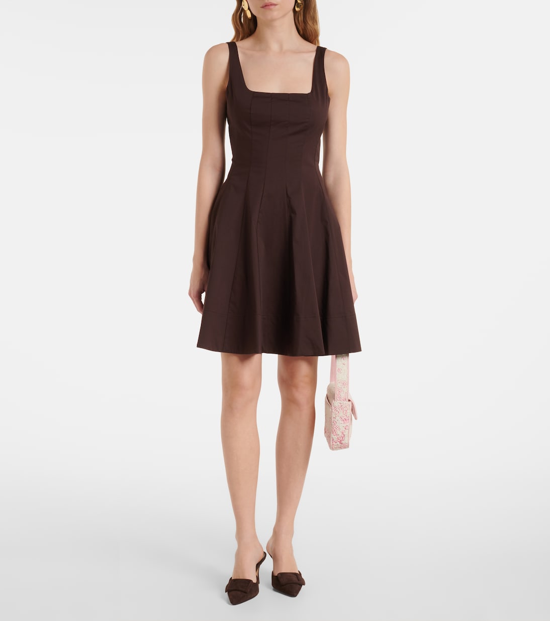 Robe Wells en coton | Staud