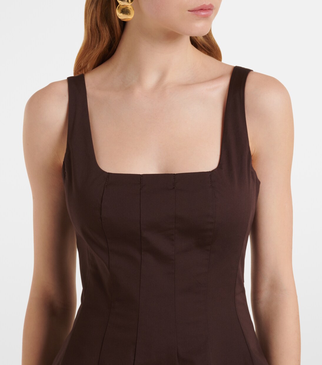 Robe Wells en coton | Staud