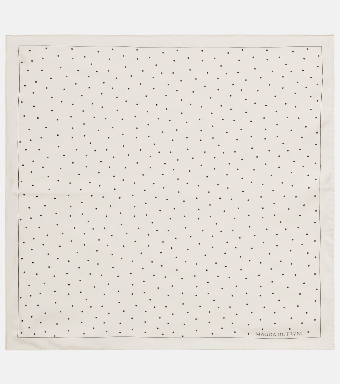 Polka-dot silk scarf | Magda Butrym