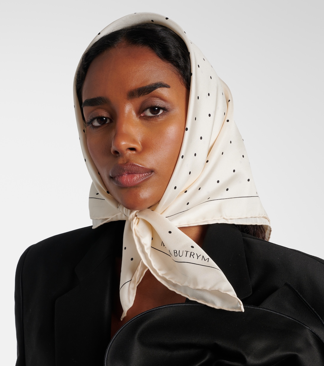 Polka-dot silk scarf | Magda Butrym