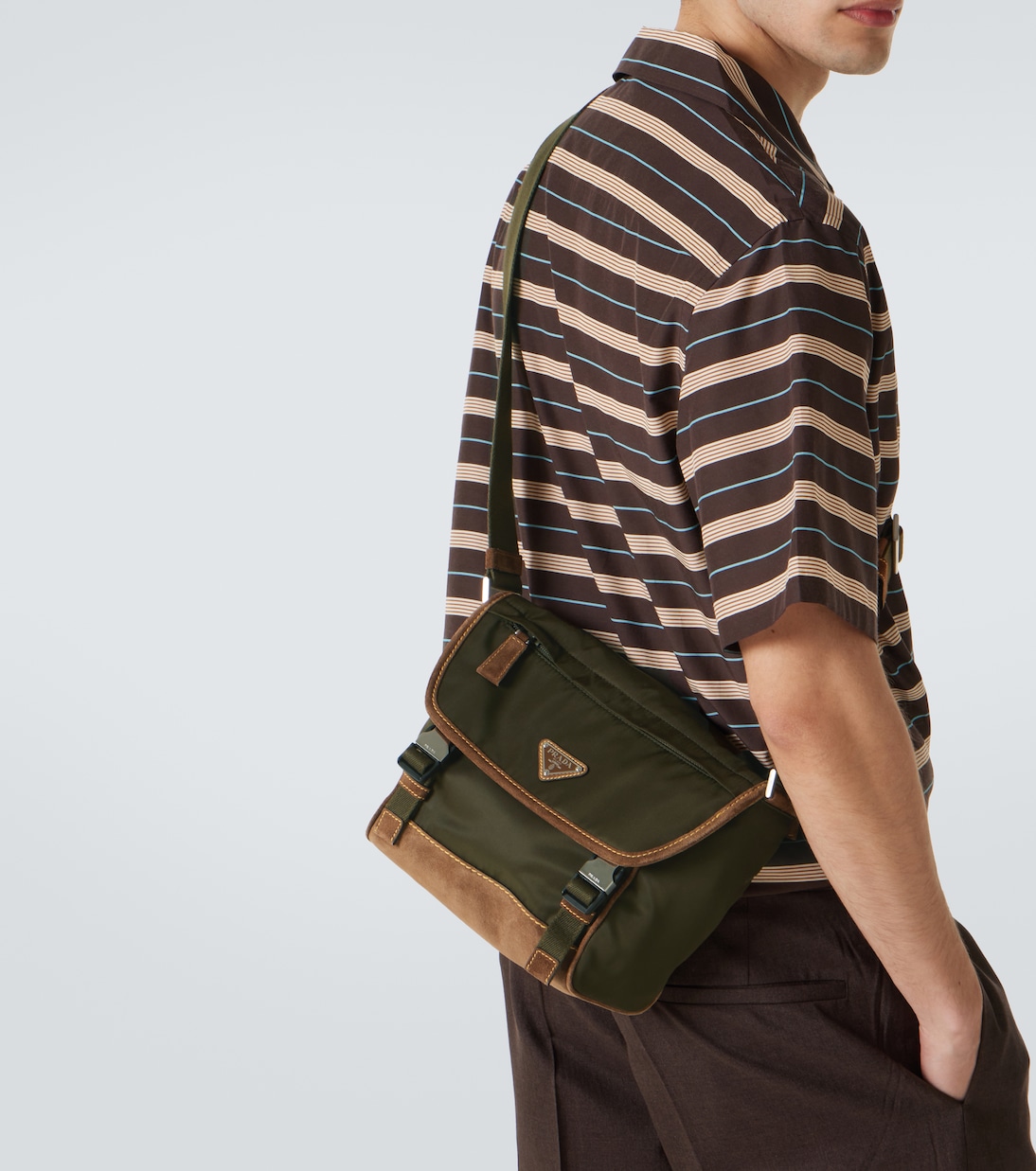 Messenger Bag Medium aus Re-Nylon | Prada