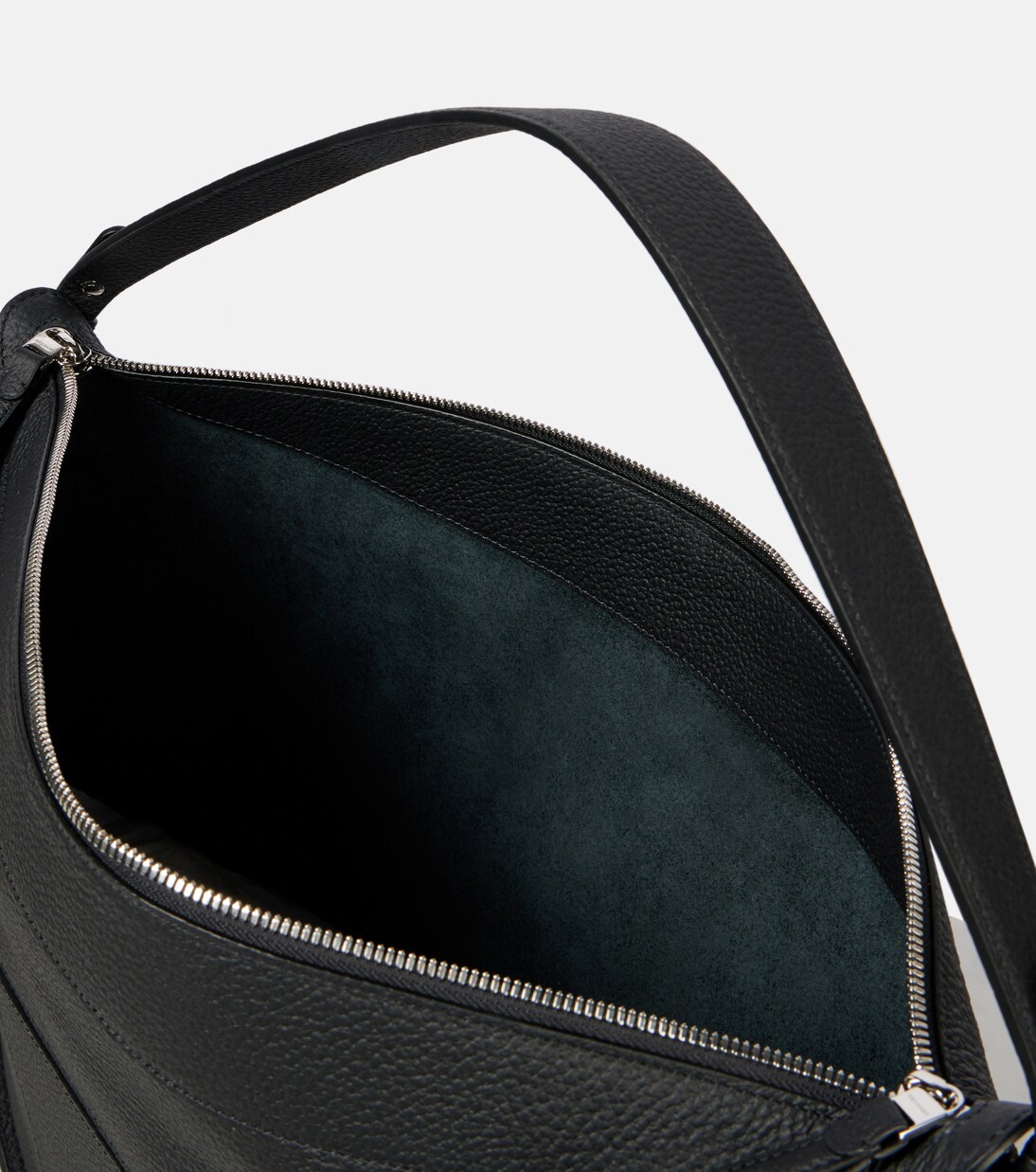 Schultertasche Pin Swing XL aus Leder | Delvaux